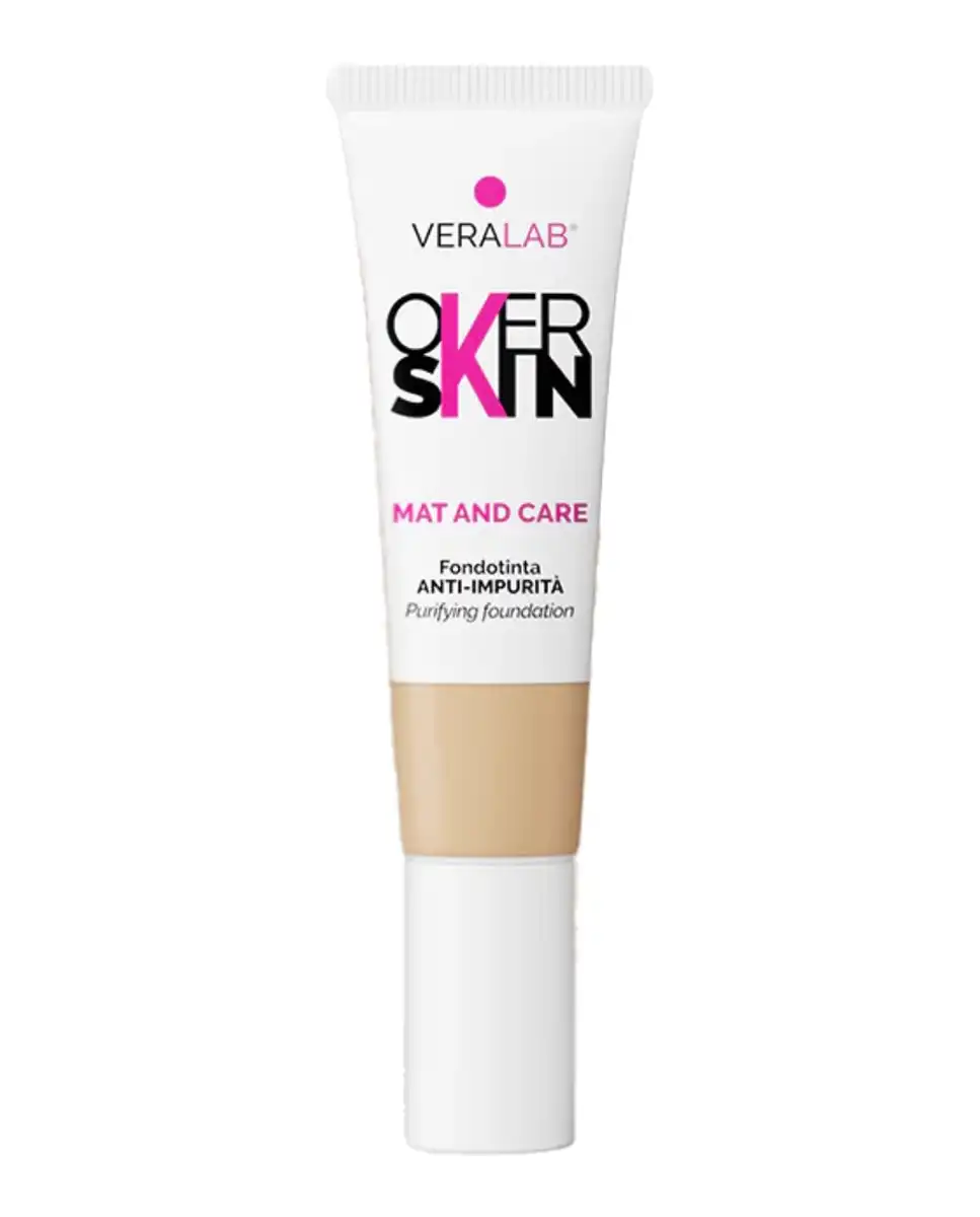 Base de Maquillaje Mat And Care Overskin 06 BEIGE - Veralab - Comparador de precios