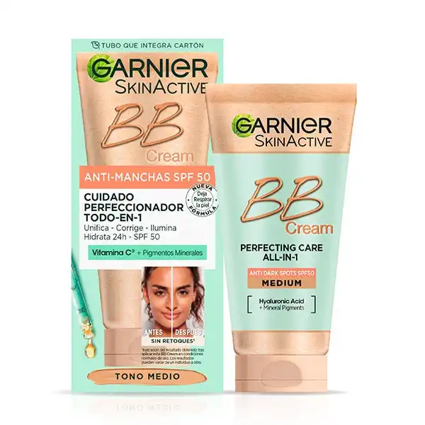 Bb Cream Anti-Manchas Spf50 - Garnier - Comparador de precios