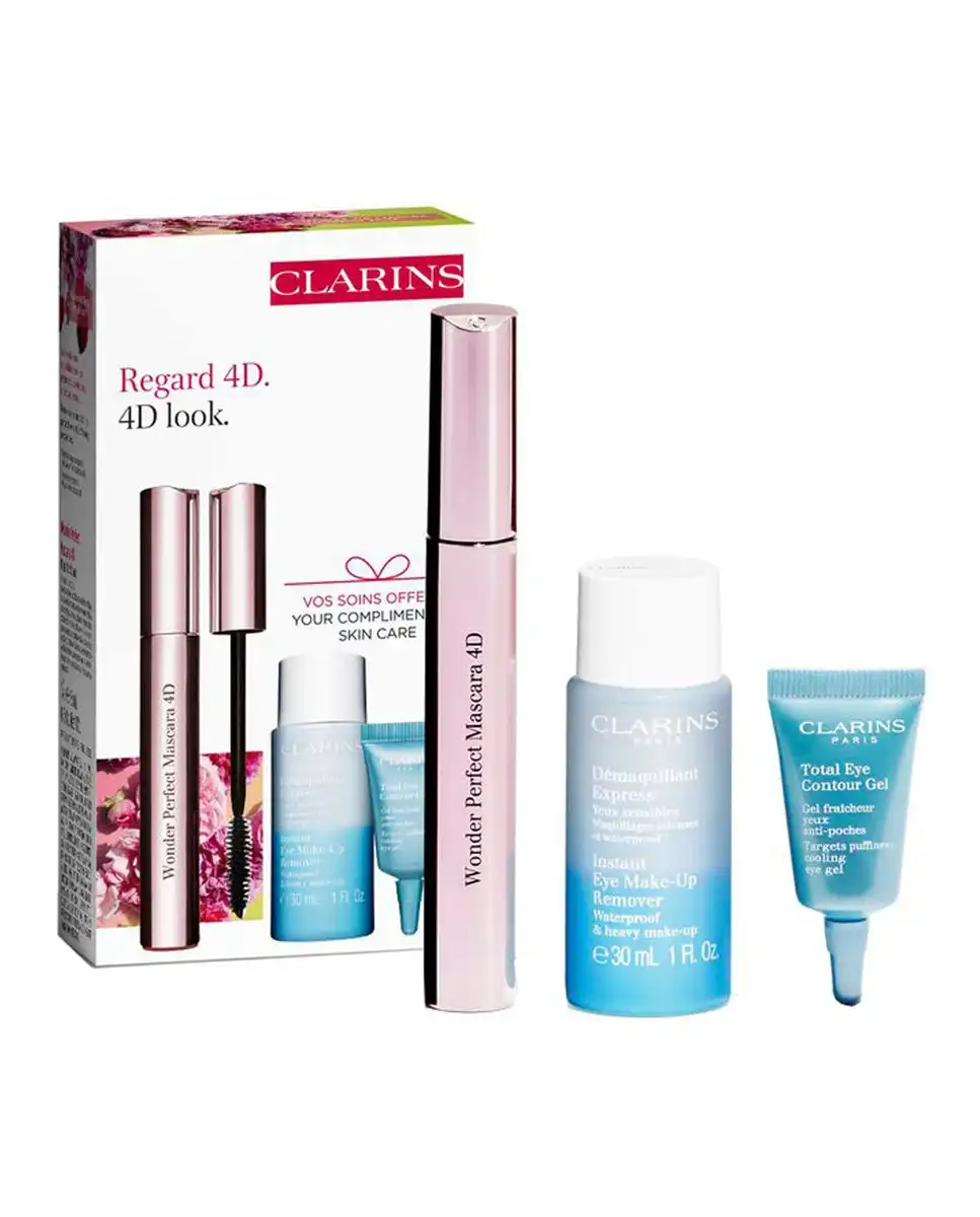 Clarins - Estuche De Regalo Máscara De Pestañas Wonder Perfect 4D - Clarins - Comparador de precios