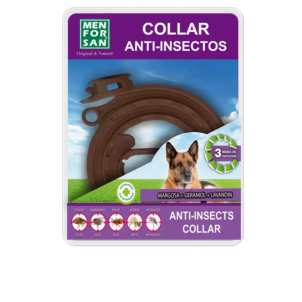 Collar perros anti-insectos 60 cm - Men For San - Comparador de precios
