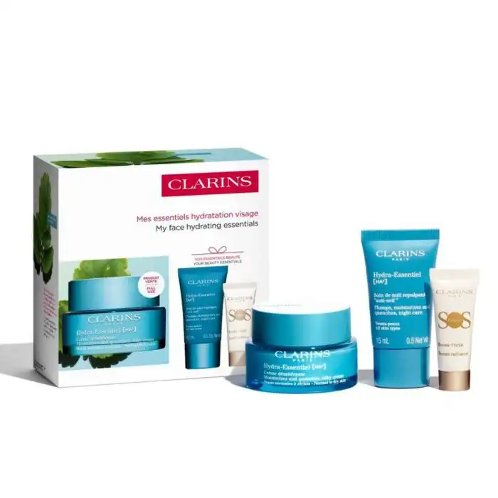 Estuche Hydra-Essentiel Hidratación Intensa y Luminosidad 75 ml - Clarins - Comparador de precios