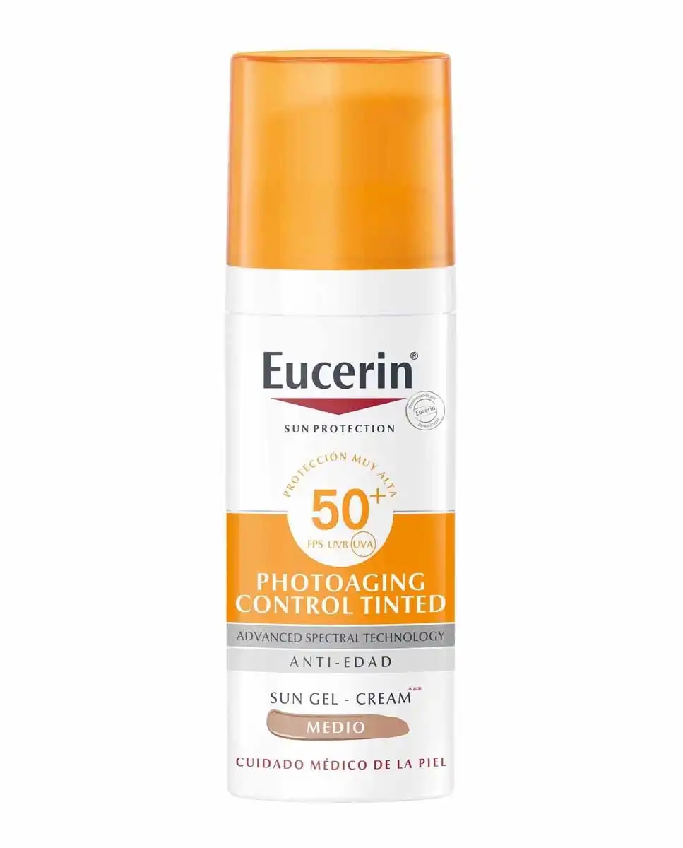 Eucerin® - Fluido Solar Facial Photoaging Control Tinted Antiedad Medio SPF 50+ Eucerin - Eucerin® - Comparador de precios