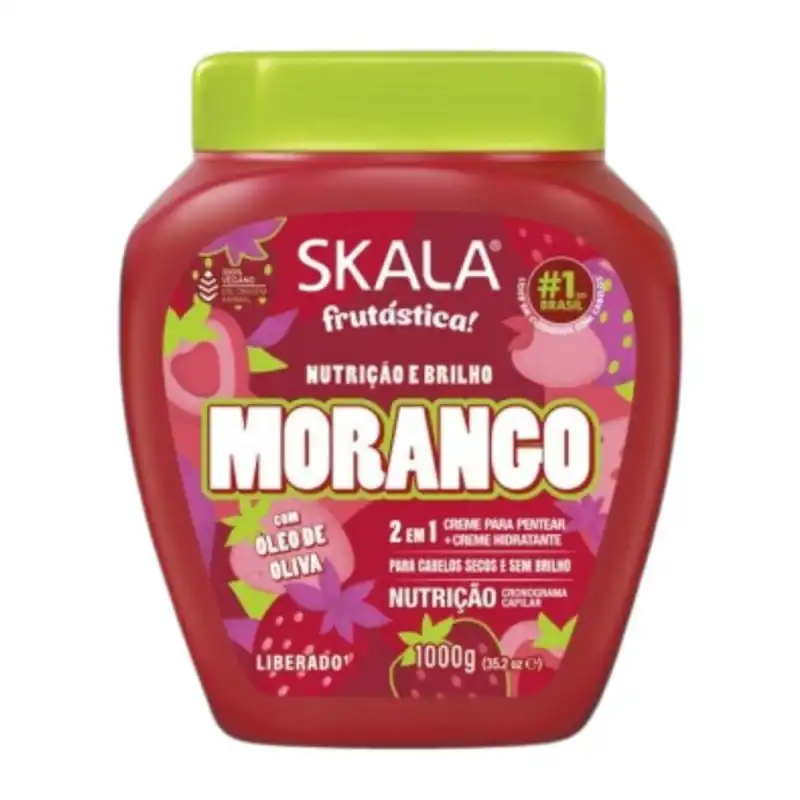 Fruitástica! Morango Creme Para Pentear - 1000 ml - Skala - SKALA - Comparador de precios