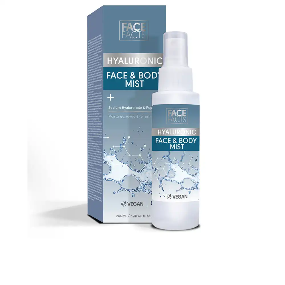 Hyaluronic face & body mist 200 ml - Face Facts - Comparador de precios