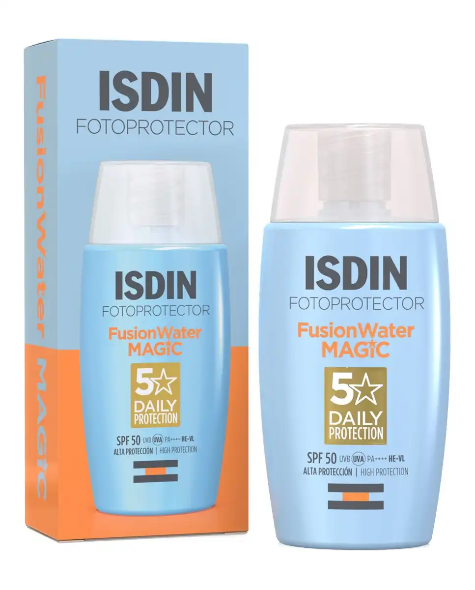 Isdin - Fotoprotector Facial Fusion Water Magic SPF50, 50 Ml - Isdin - Comparador de precios