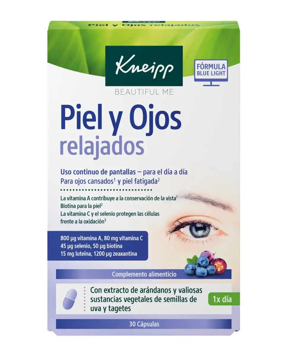 Kneipp - 30 Cápsulas Piel Y Ojos Relajados - Kneipp - Comparador de precios