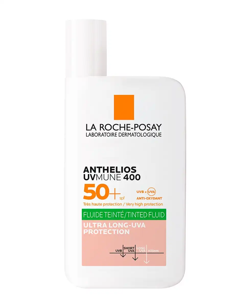 La Roche Posay - Protección Anthelios UV-MUNE 400 Oil Control Fluido SPF50+ Con Color 50 Ml - La Roche Posay - Comparador de precios