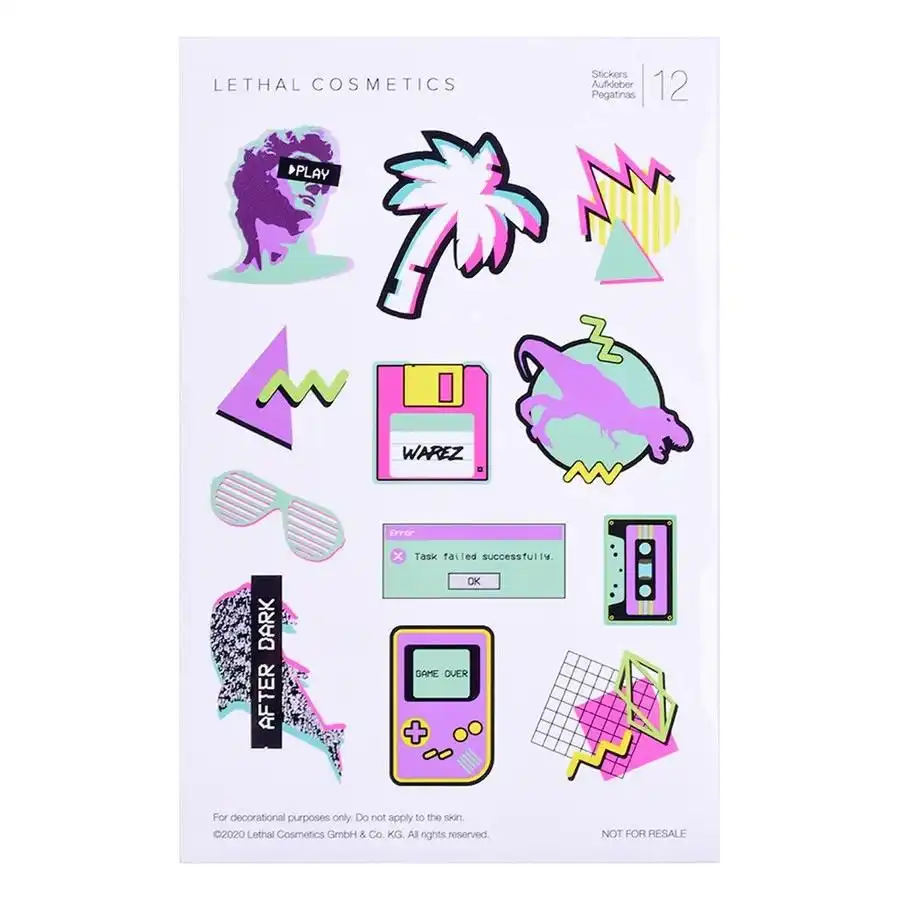 Lethal Cosmetics Lethal Cosmetic Accesorios After Dark Stickers, 1 un - Lethal Cosmetics - Comparador de precios