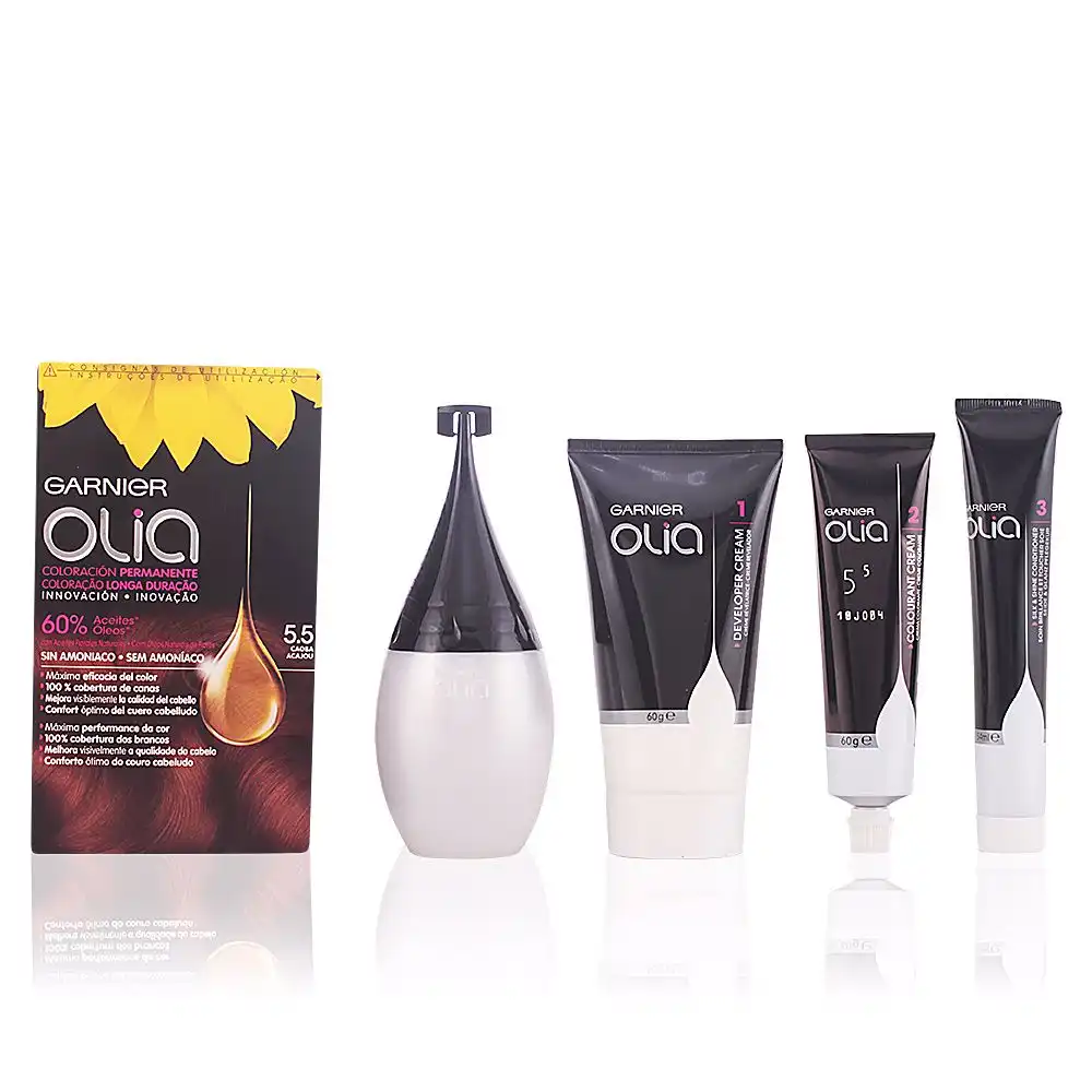 Olia Coloración Permanente #5,5 Caoba lote - Garnier - Comparador de precios