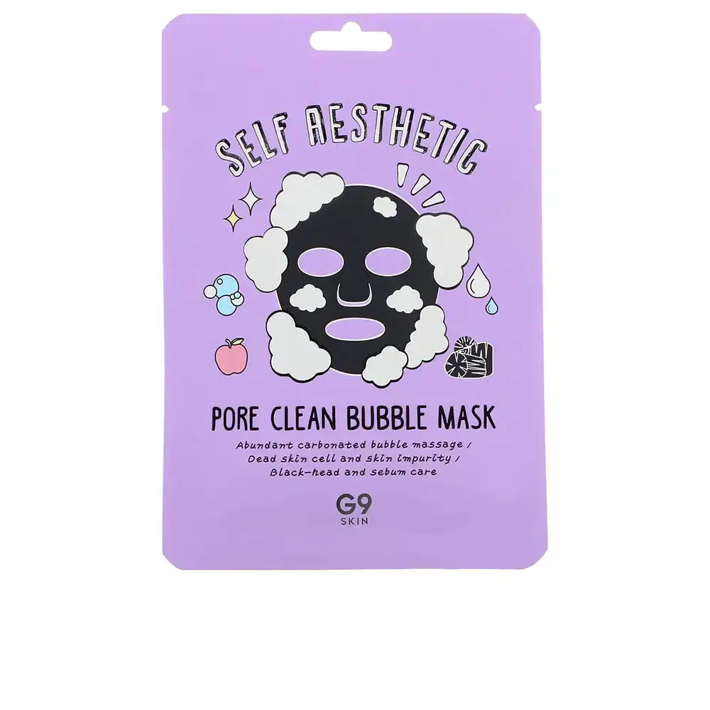 Self Aesthetic pore clean bubble mask 23 ml - G9 Skin - Comparador de precios