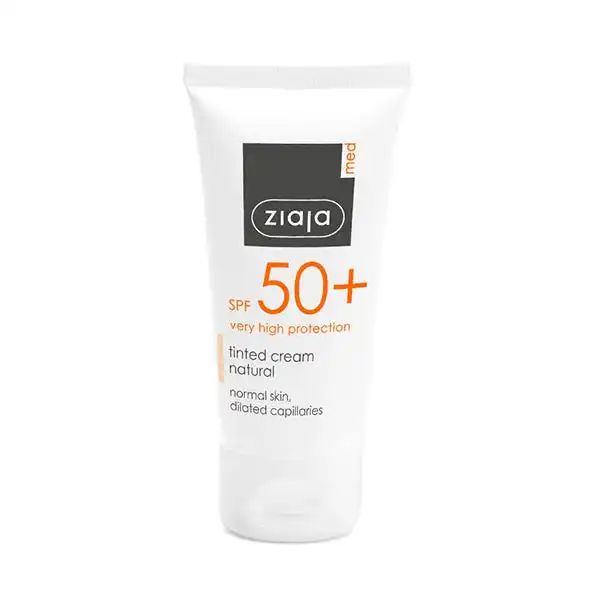 Spf50+ Crema Facial Protectora Con Color Natural - ZIAJA MED - Comparador de precios