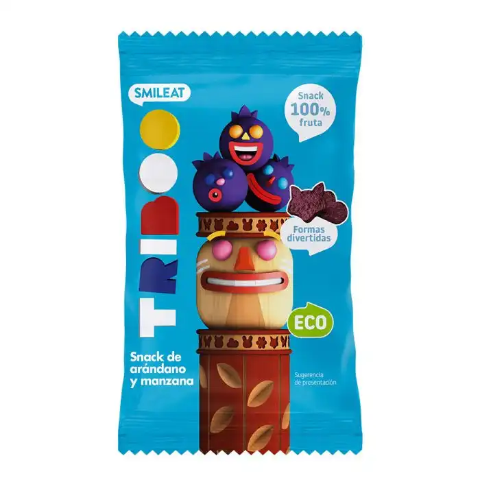 Triboo Snack de Arándanos Ecológico 25 gr - SMILEAT - Comparador de precios