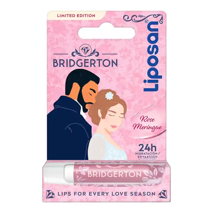Bridgerton Bálsamo Labial 24h Hidratación Rose Meringue 4.8 gr - Liposan - Comparador de precios