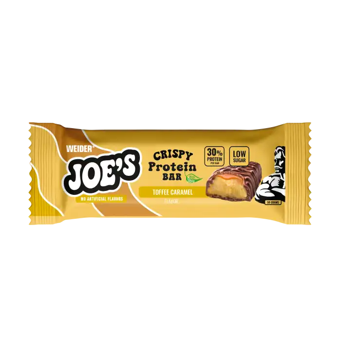 ¡23% DTO! Joe's Crispy Bar Toffee Caramel 50 gr - Weider - Comparador de precios