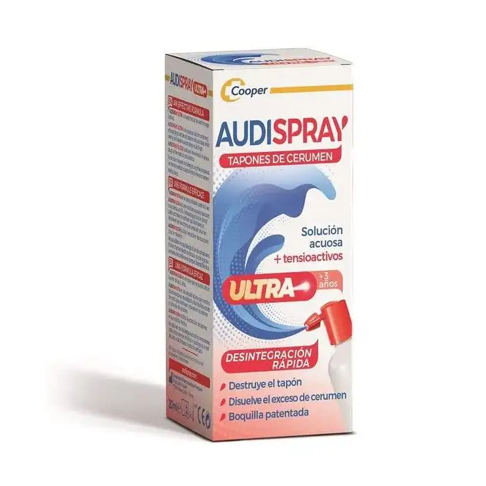 ¡28% DTO! Audispray Ultra Disuelve Tapones de Cerumen 20 ml - Vemedia Pharma - Comparador de precios