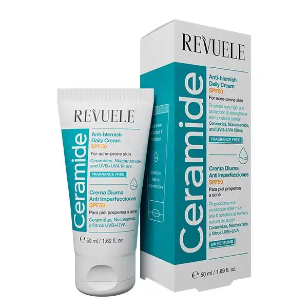 Ceramide Anti-Blemish Daily Cream Spf 50 - Revuele - Comparador de precios