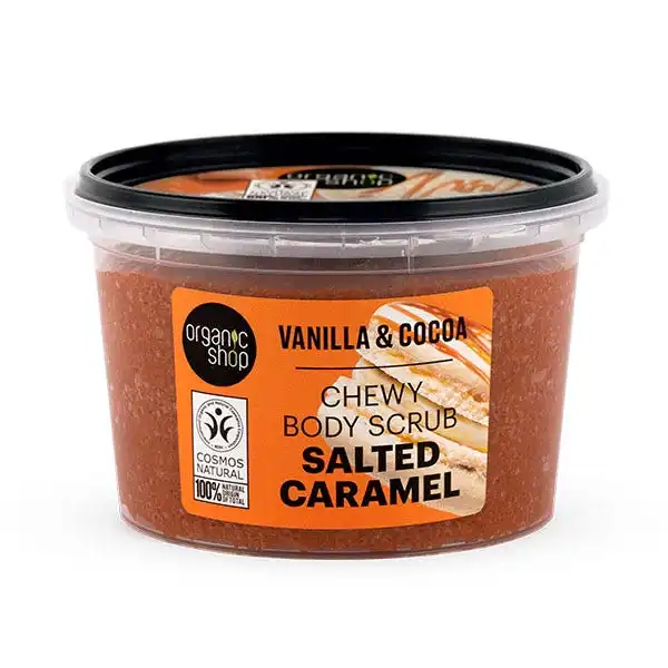 Chewy Body Scrub Salted Caramel - Organic Shop - Comparador de precios