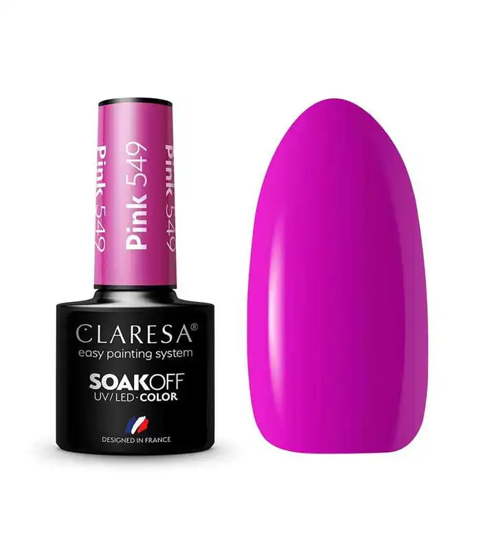 Claresa - Esmalte semipermanente Soak off - 549: Pink - Claresa - Comparador de precios
