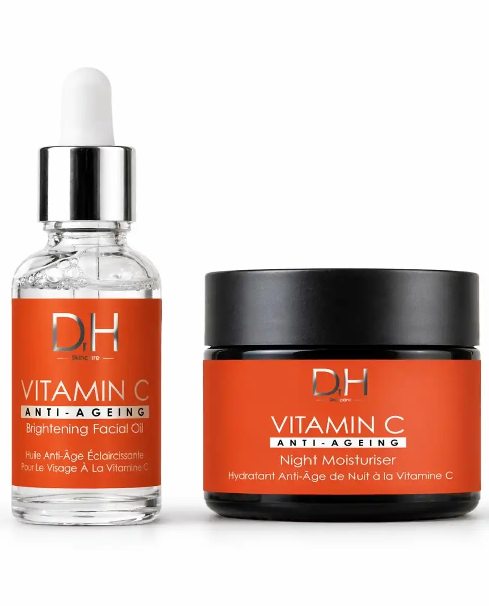 Dúo reparador de noche con vitamina c Dr H 700 110 ml - Skin Chemists - Comparador de precios
