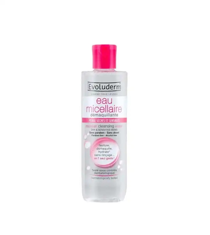 Evoluderm - Agua micelar 250ml - Pieles secas y sensibles - Evoluderm - Comparador de precios