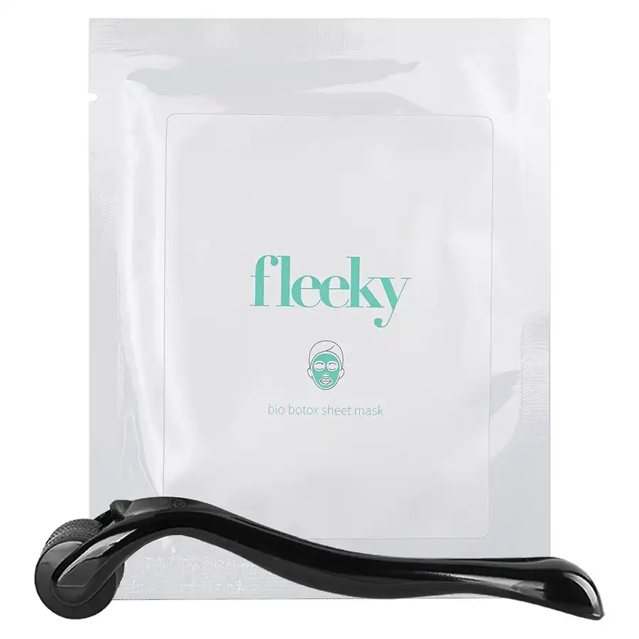 Fleeky - Mascarilla Facial Bio Botox con dermaroller de 540 agujas Mascarillas de celulosa 1 pieces unisex - Fleeky - Comparador de precios