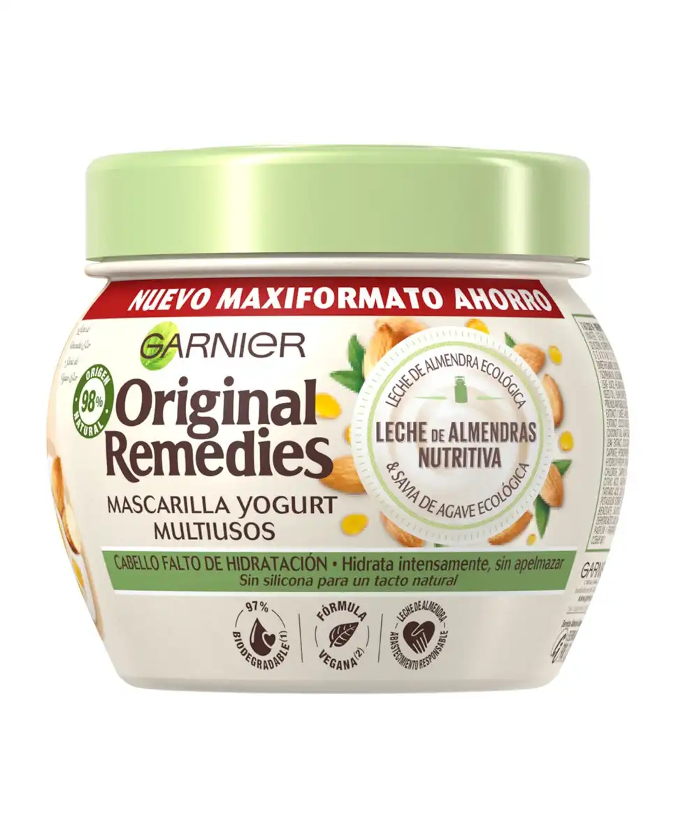 Garnier - Mascarilla Leche De Almendra Original Remedies - Garnier - Comparador de precios