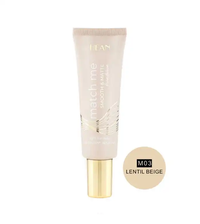 Hean - Base de maquillaje mate Match Me - M03: Lentil beige - Hean - Comparador de precios