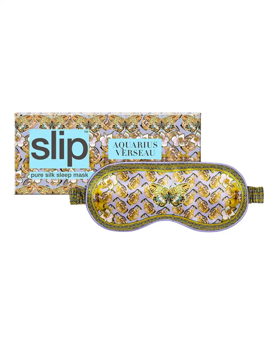 Máscara para dormir de seda pura Zodiaco Aquarius Slip acuario - SLIP - Comparador de precios