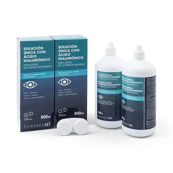 Pack Solución Ãnica Con Ãcido Hialurónico - Pharmaset - Comparador de precios