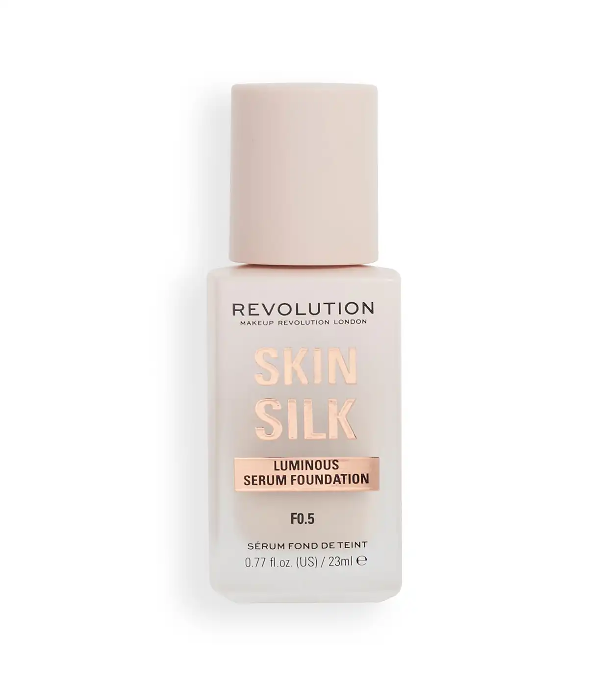 Revolution - Base de maquillaje Skin Silk Serum Foundation - F0.5 - Makeup Revolution - Comparador de precios