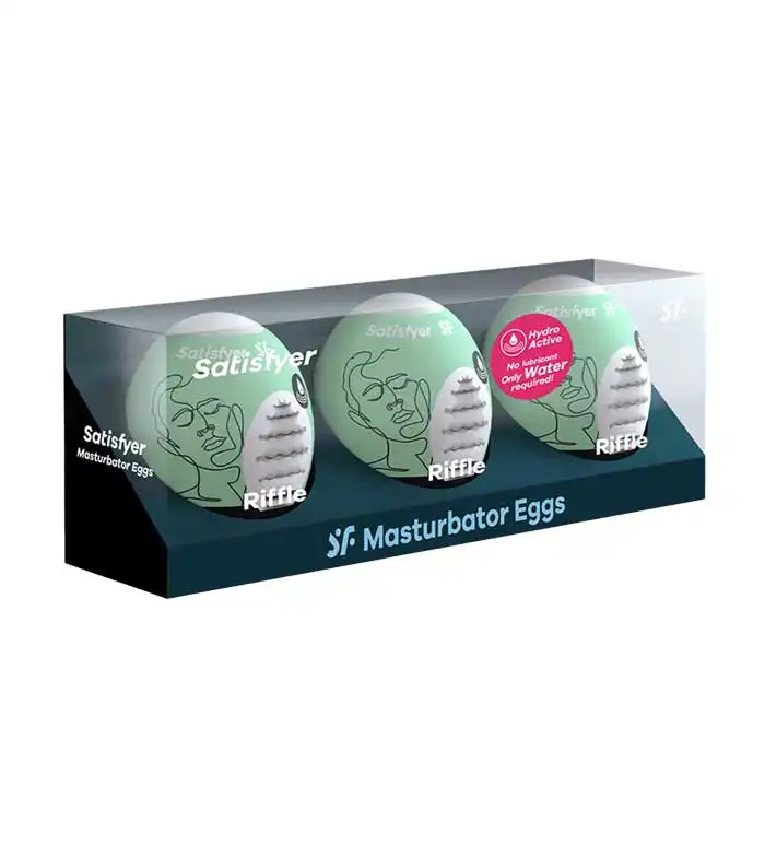 Satisfyer - Set de huevos masturbadores Hydro Active - Riffle - SATISFYER - Comparador de precios