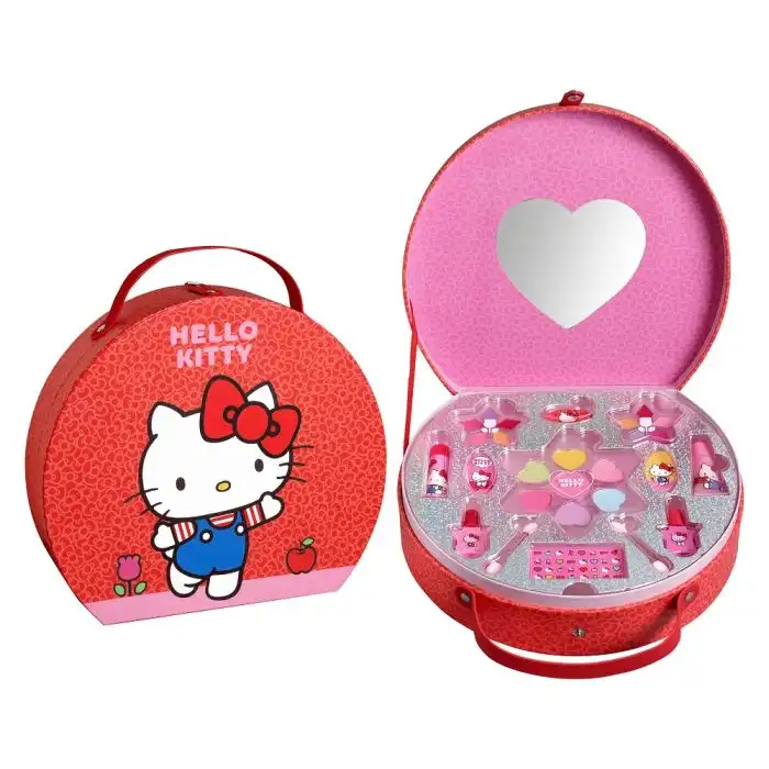 ¡40% DTO! Hello Kitty Maletín Redondo de Maquillaje - Hello Kitty - Comparador de precios