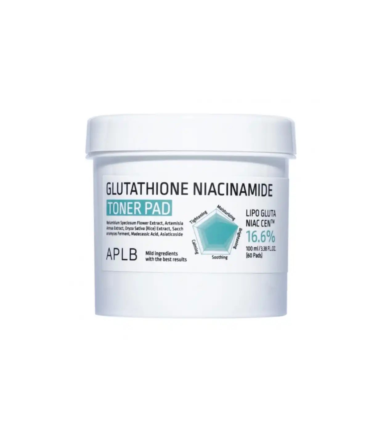 APLB - Tónico facial en pads hidratante Glutathione Niacinamide - 60pads - APLB - Comparador de precios