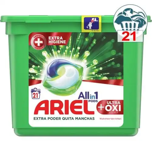 Ariel All In Pods Ultra Oxi 21 und Detergente en Cápsulas - Ariel - Comparador de precios