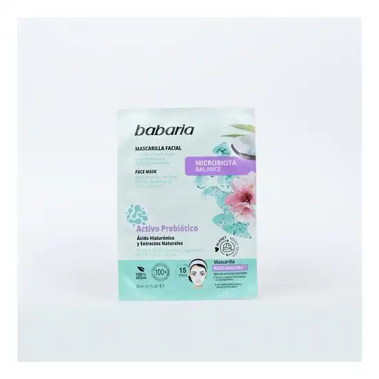 Babaria Microbiota Balance 20 ml Mascarilla Facial con Ácido Hialurónico - Babaria - Comparador de precios