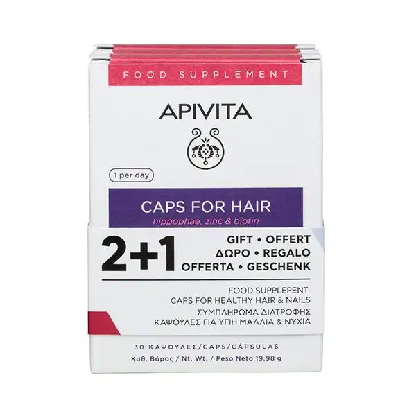 Caps For Hair - Apivita - Comparador de precios