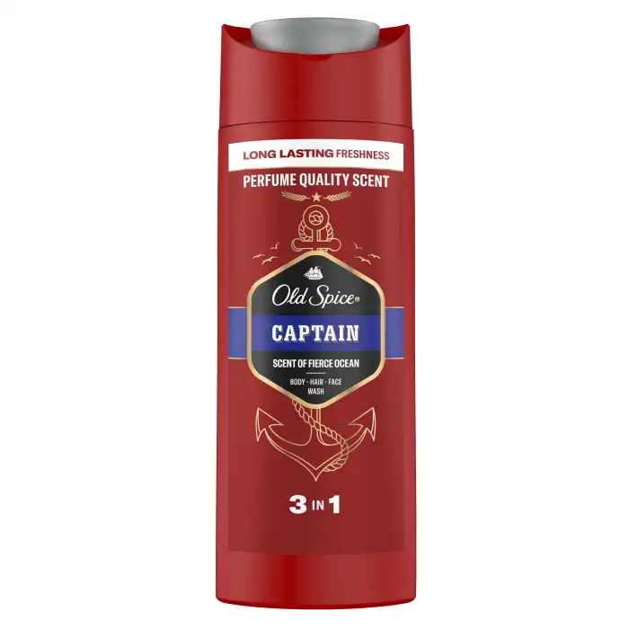 Captain Gel Ducha-Champú 3 en 1 90 ml - Old Spice - Comparador de precios