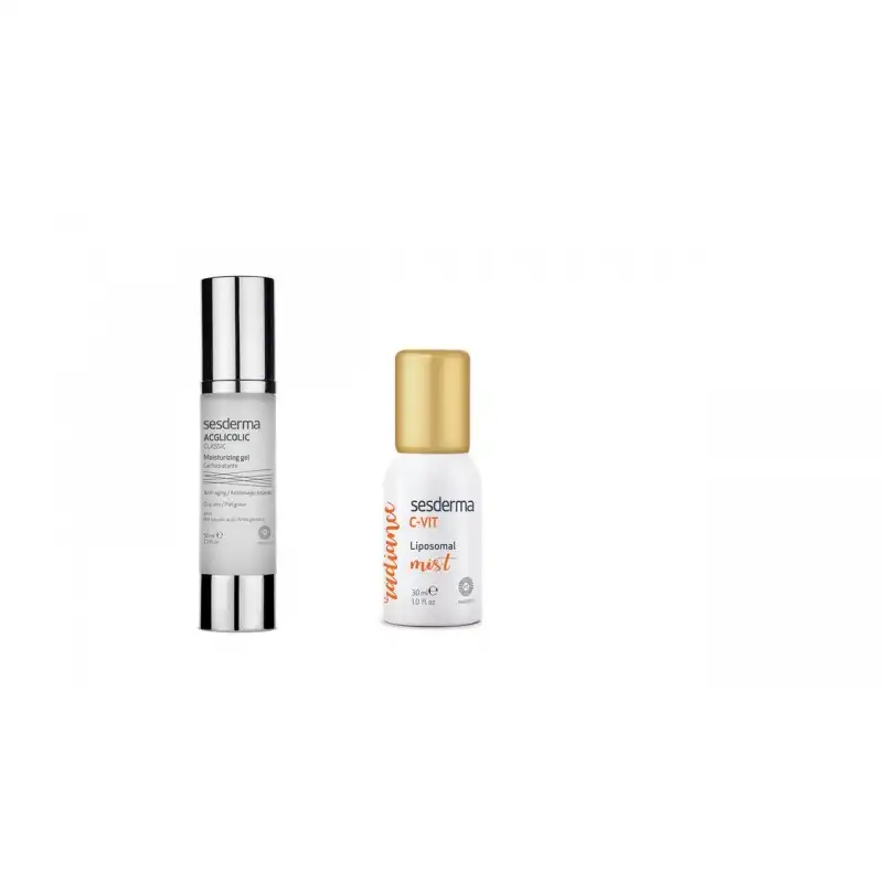 Cofre crema gel acglicolic 50ml + c-vit radiance 30ml - Sesderma - Comparador de precios