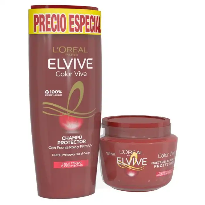 Color Vive Lote Champú y Mascarilla - Loreal Paris - Comparador de precios