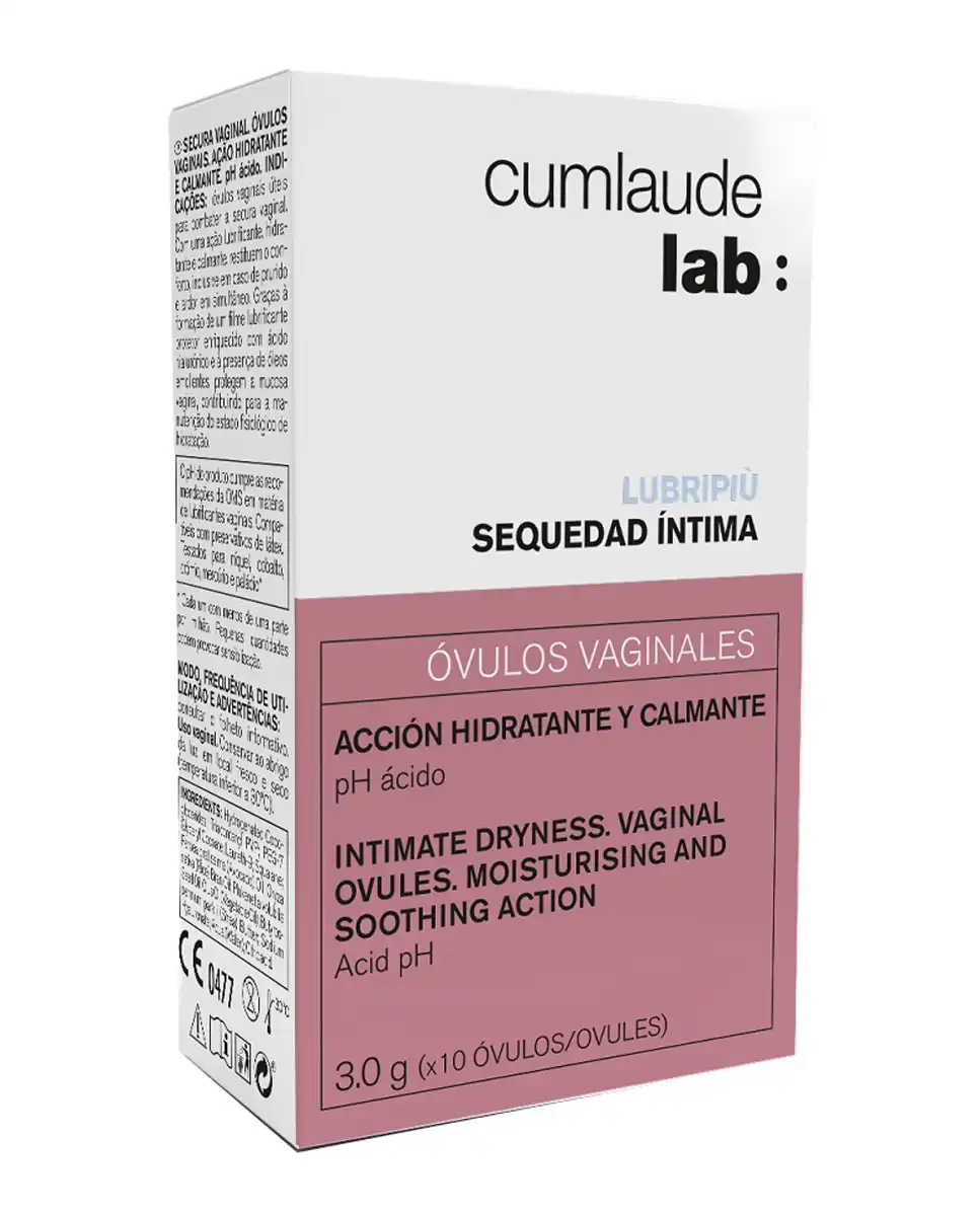 Cumlaude Lab - 10 Óvulos Vaginales Hidratantes Y Calmantes Lubripiù - Cumlaude Lab - Comparador de precios