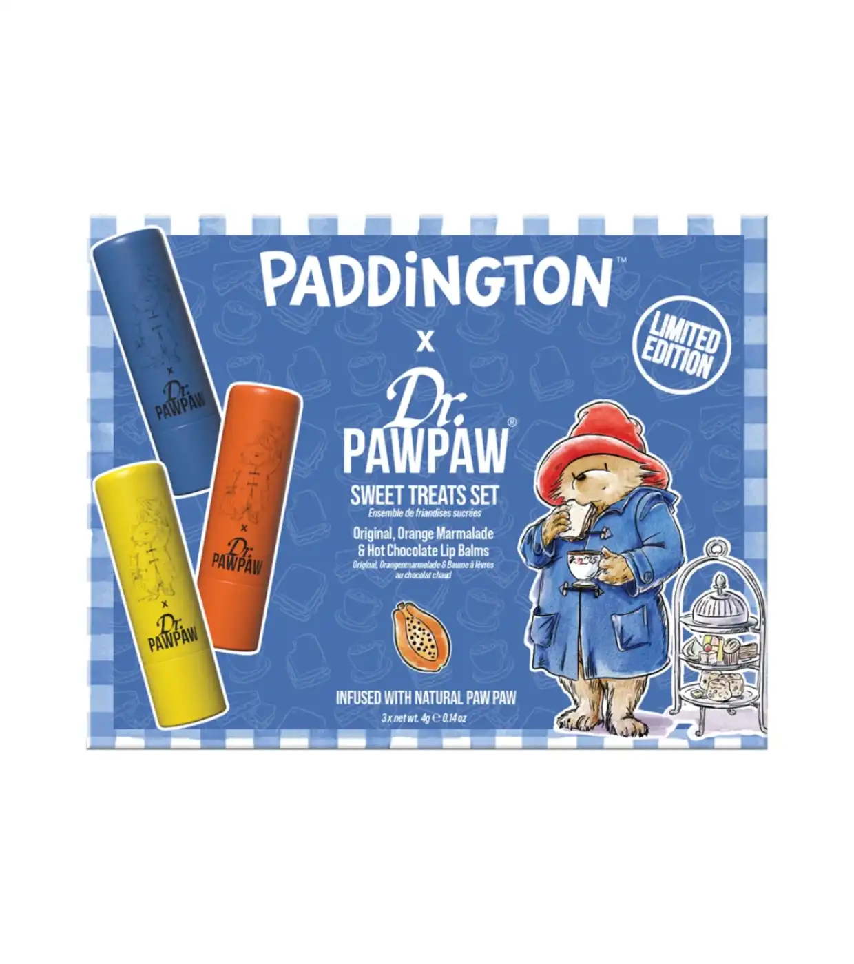 Dr. PAWPAW - *Paddington* - Set de bálsamos labiales - Sweet Treats Set - Dr PawPaw - Comparador de precios