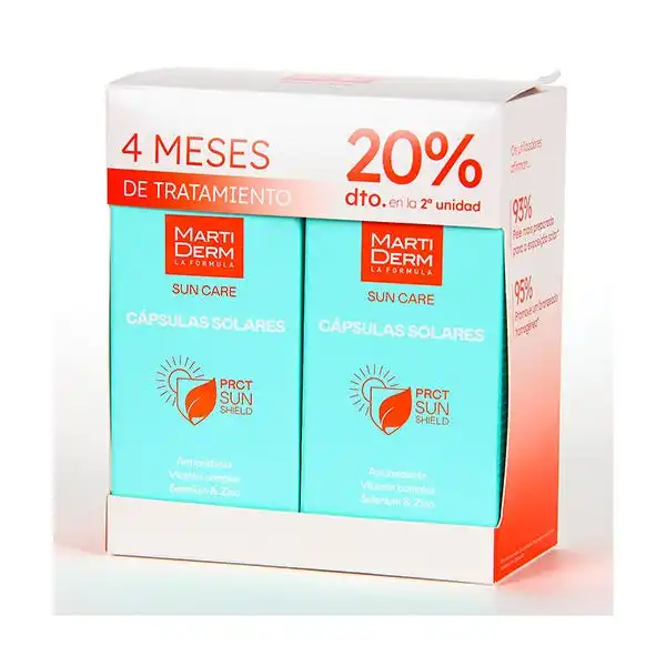 Duplo Cápsulas Sun Care - MartiDerm - Comparador de precios