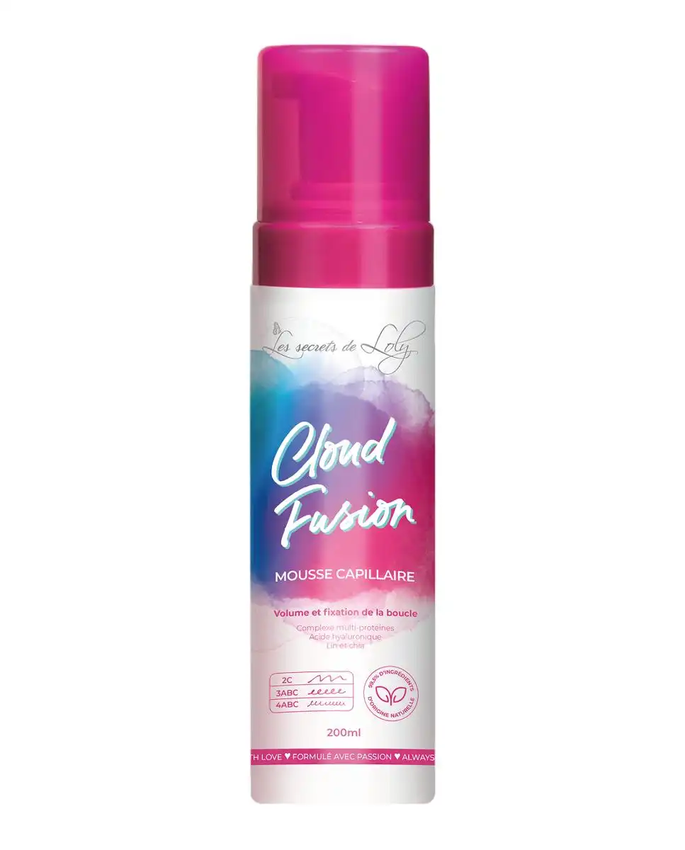 Espuma De Peinado Cloud Fusion 200 Ml Les Secrets De Loly - Les Secrets de Loly - Comparador de precios