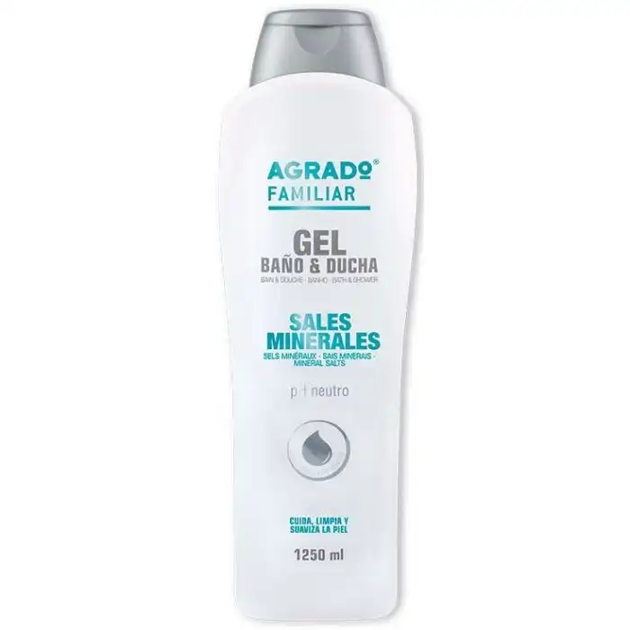 Gel de Baño y Ducha Sales Minerales 1250 ml - Agrado - Comparador de precios