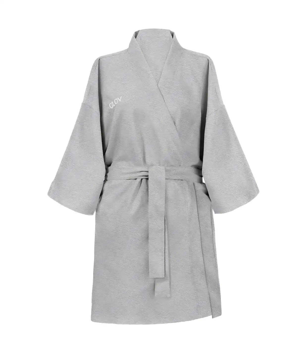 GLOV - Bata de toalla ultra absorbente Kimono Style - Gris - Glov - Comparador de precios