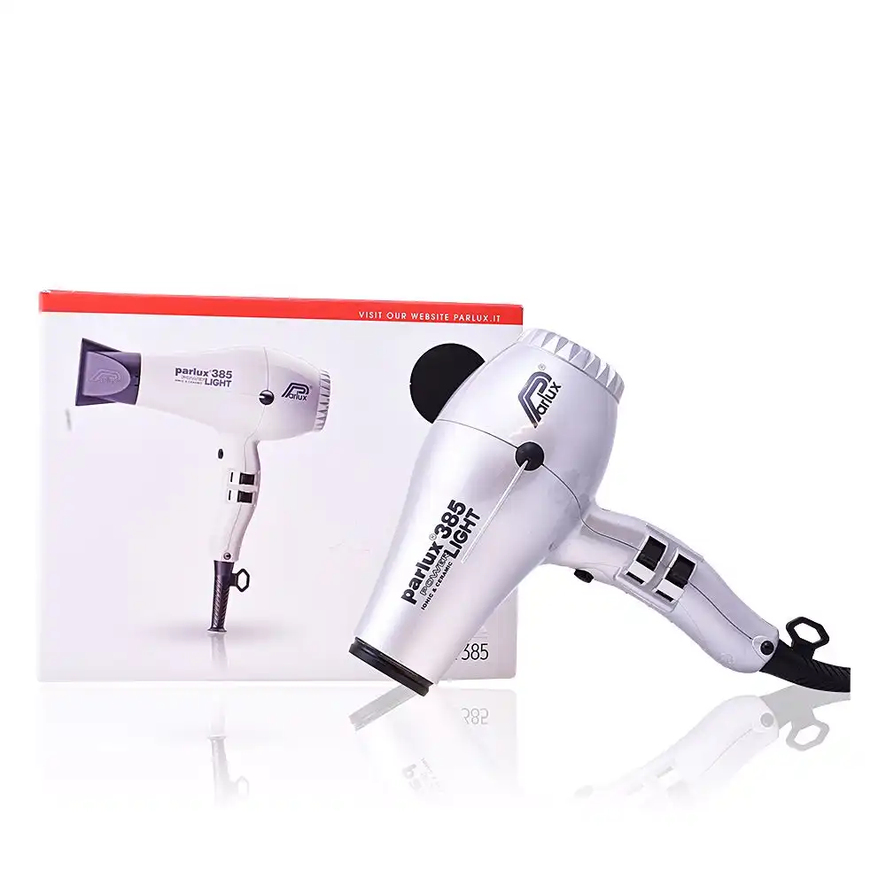 Hair Dryer 385 powerlight ionic & ceramic silver 1 u - Parlux - Comparador de precios