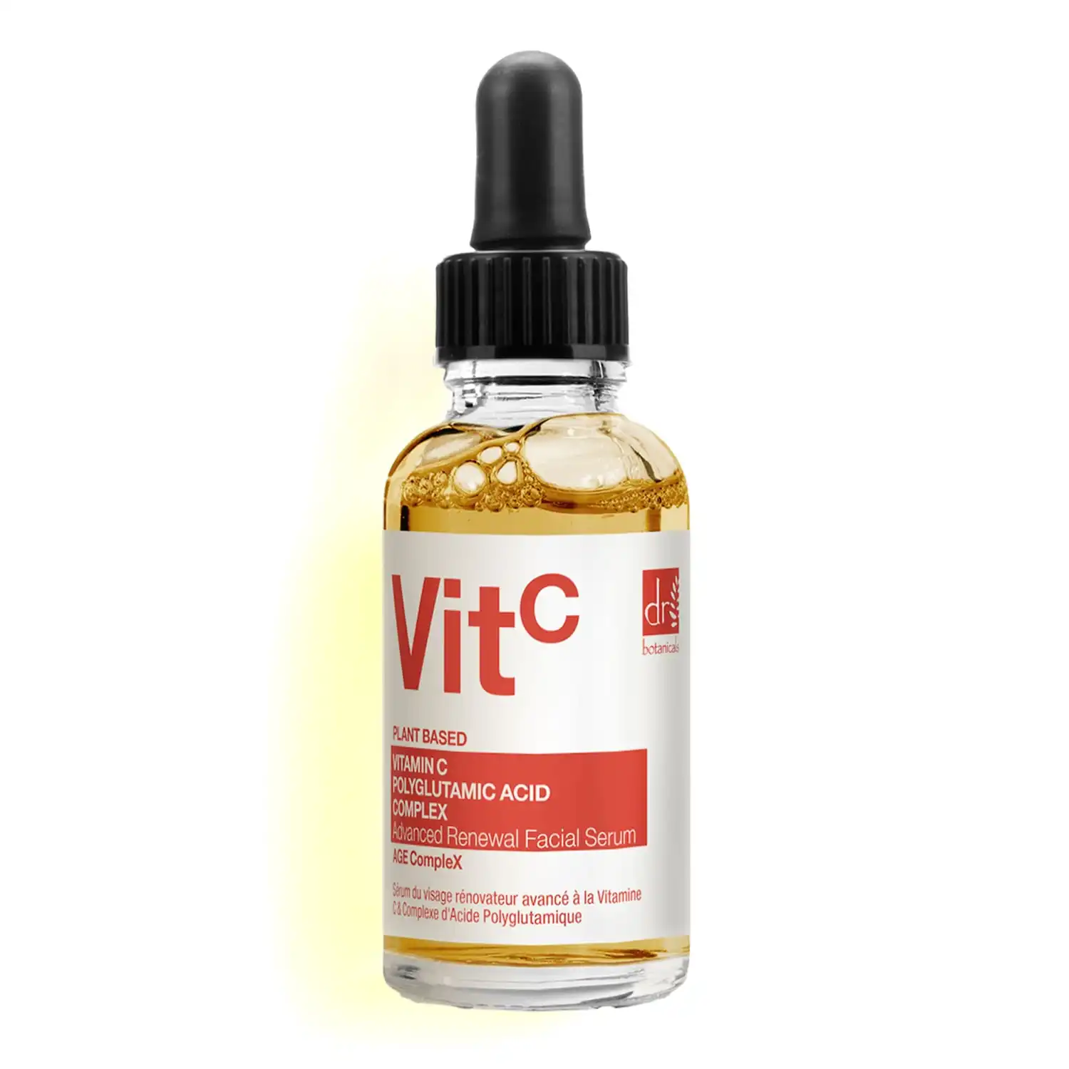 Iluminador con 3% de Vitamina C y 1% de Complejo de Ácido Poliglutámico Suero de vitamina C 30 ml - Dr Botanicals - Comparador de precios