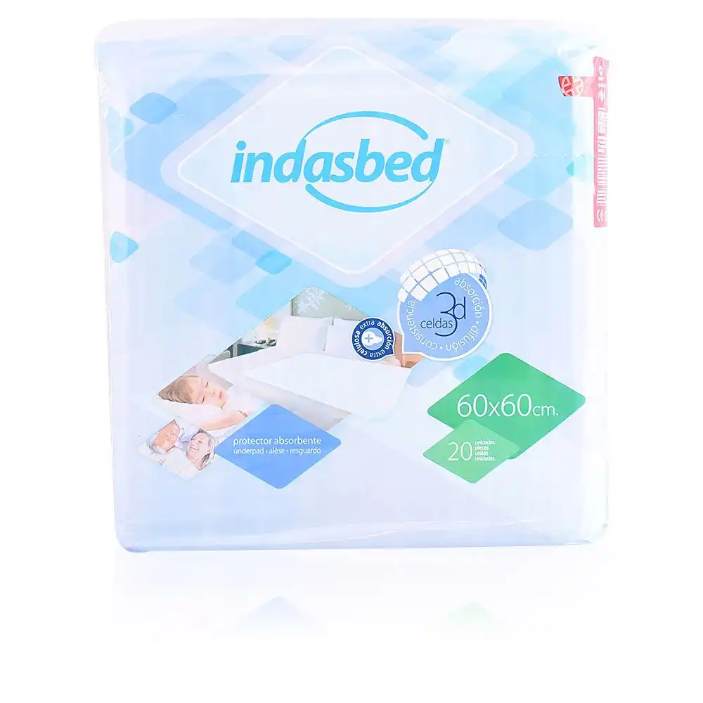 Indasbed protector absorbente 60x60 cm 20 u - Indasec - Comparador de precios