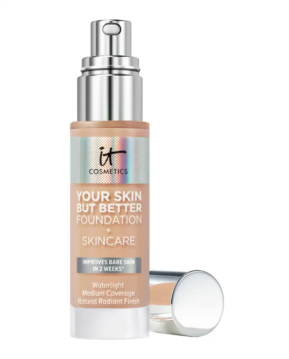 IT Cosmetics - Base De Maquillaje Cobertura Media Your Skin But Better Foundation + Skincare - IT Cosmetics - Comparador de precios