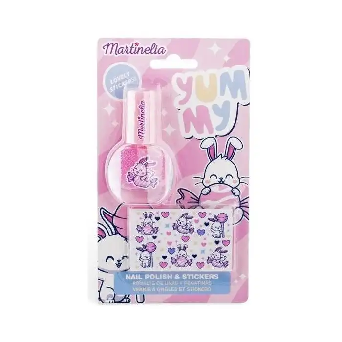 Kit Esmalte de Uñas y Pegatinas - MARTINELIA - Comparador de precios